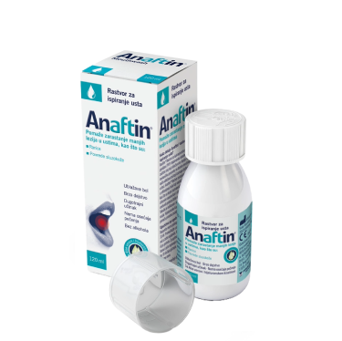 Anaftin Rastvor za ispiranje usta Pakovanje